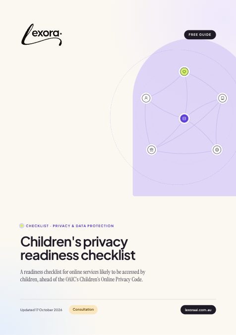 Cover of the free guide: Children's privacy readiness checklist